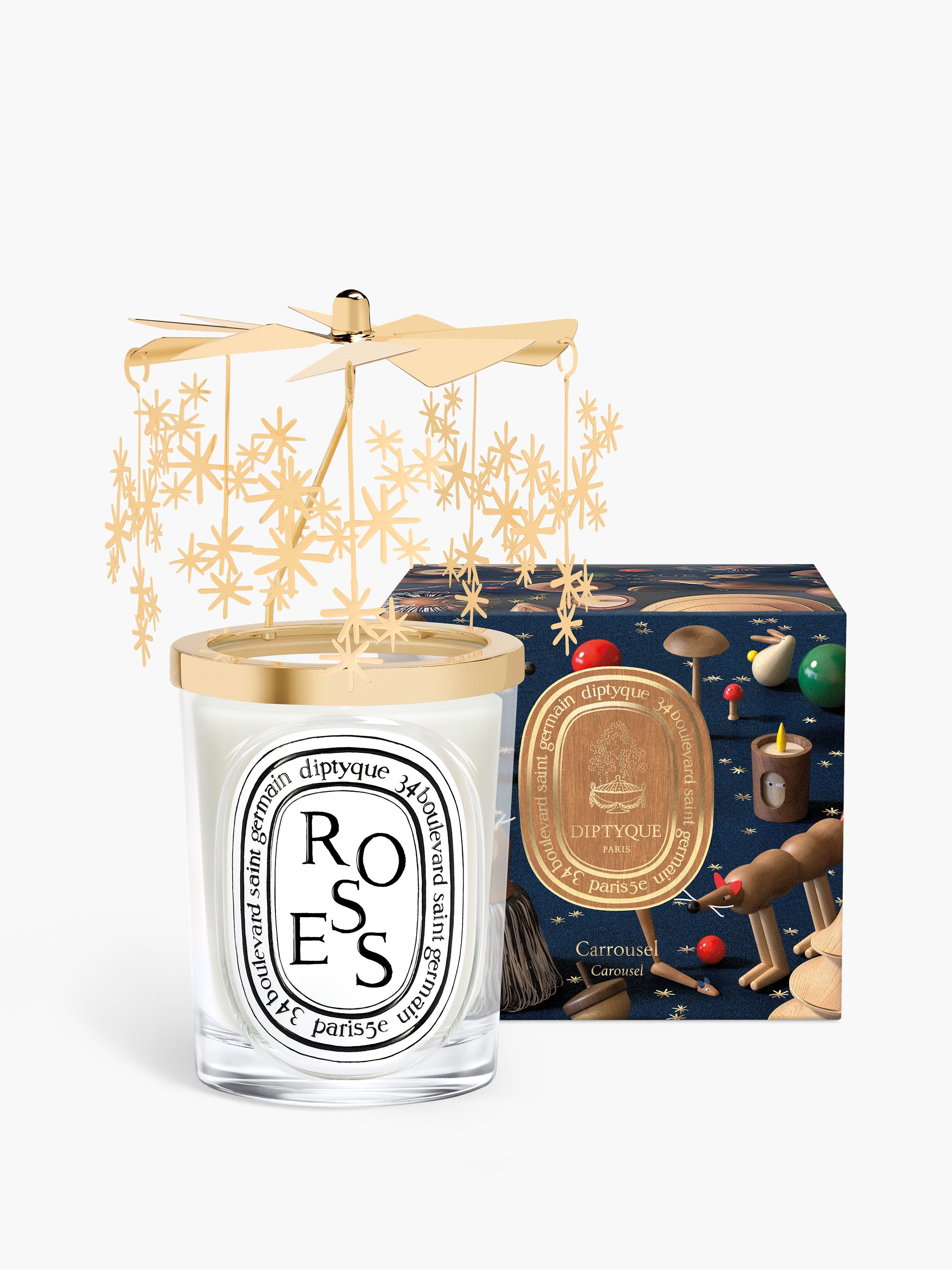 Carousel and Roses classic candle - Holiday duo – Diptyque