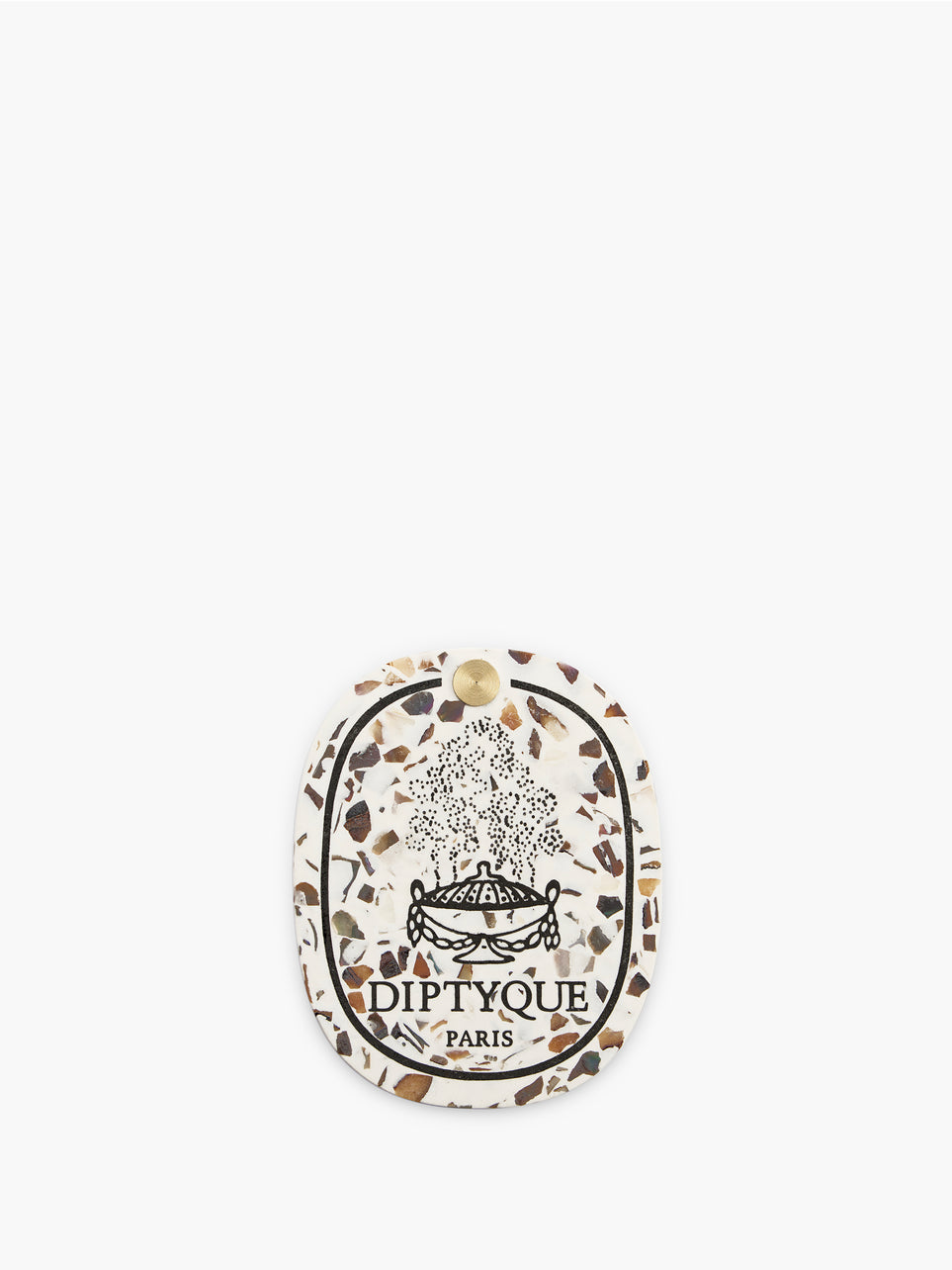 Shell Pocket Mirror - White
