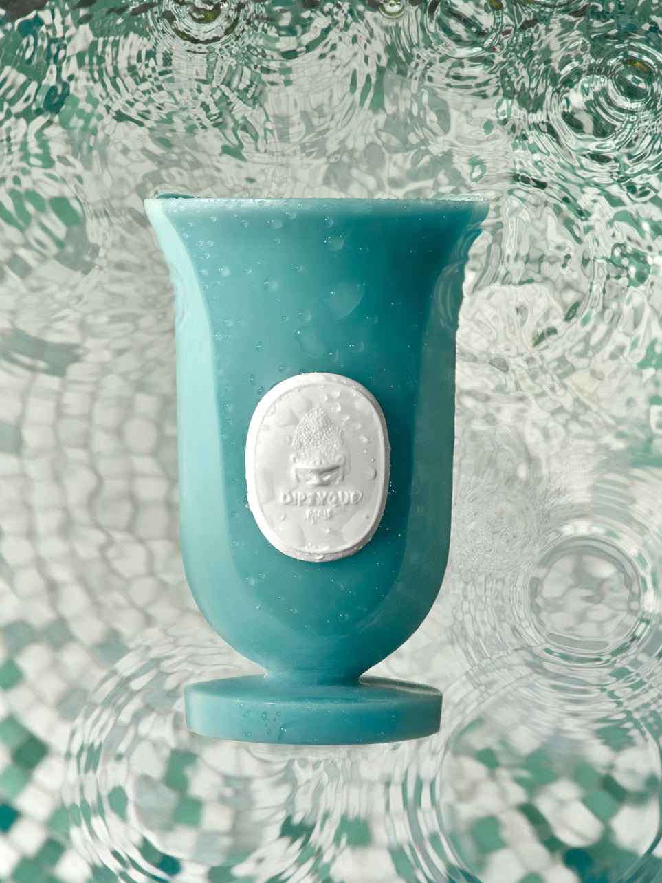 水中花園Medicis蠟製花瓶 – 藍色 – 小型款