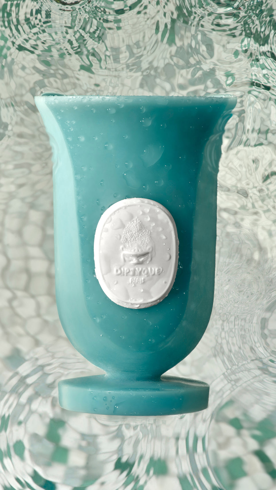 水中花園Medicis蠟製花瓶 – 藍色 – 小型款