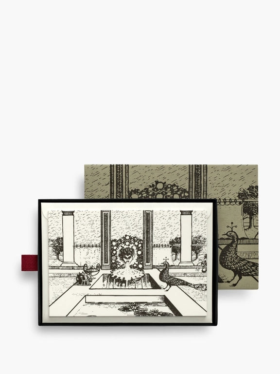 書信收納盒 - 孔雀羽毛
